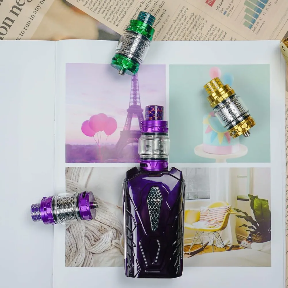 (RU склад) искусственный интеллект SMOK I Priv Kit Голосовое управление 230 Вт AI Box Mod и 8 мл