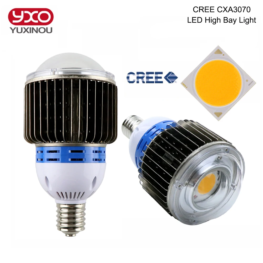 1 шт. CREE CXA2530 CXA2540 CXA3070 COB Светодиодная лампа E27 E40 База 3000K 5000K для супермаркета