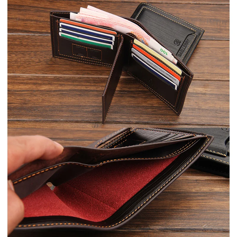 

Business Men Wallets Casual Cards Wallet for Man Male Portable Money Cash Bags Small Card Holder Carteira Masculina