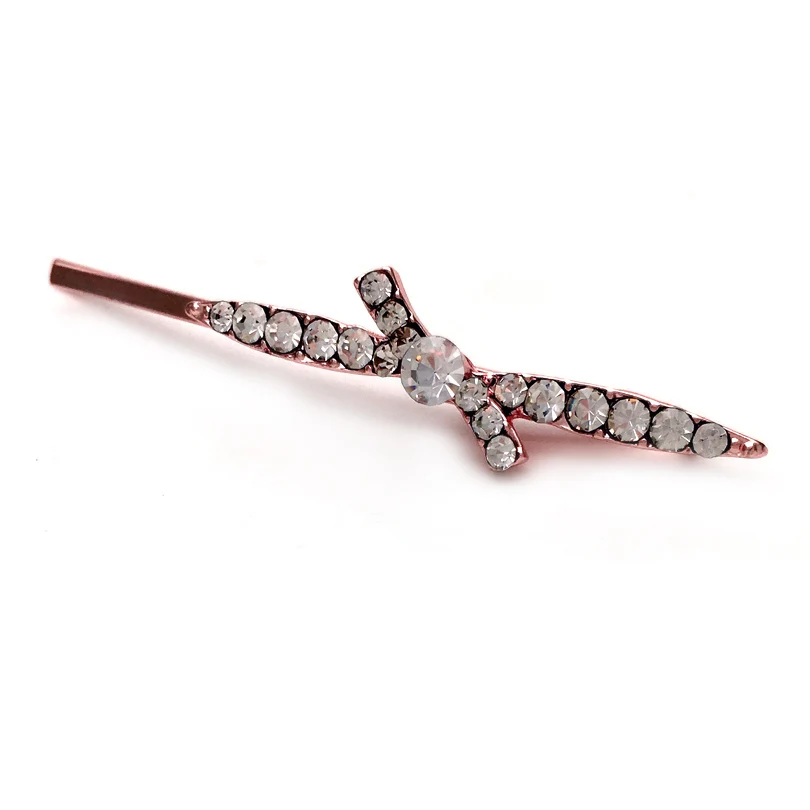 1pcs Fashion Hair Barrettes Wedding Jewelry Bow Tie Crystal Rhinestone Clip Accessories Hairpins Hairgrips Haedwear Girl | Украшения и
