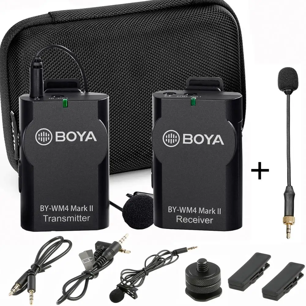 Универсальный петличный микрофон BOYA для смартфона IOS планшета DSLR камеры