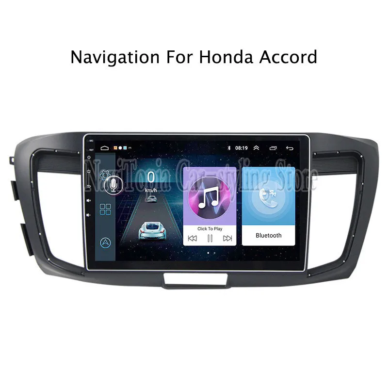 NaviTopia 10 1 дюймов Авто Радио стерео для Honda Accord 2014 2016 Android 8 автомобильный DVD