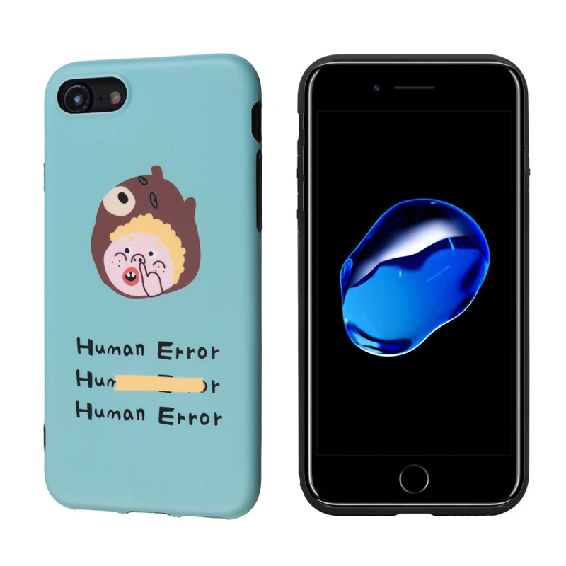 Роскошный Матовый Мягкий силиконовый чехол для iPhone 6 6S 7 Plus 8X10 XS с милой девушкой