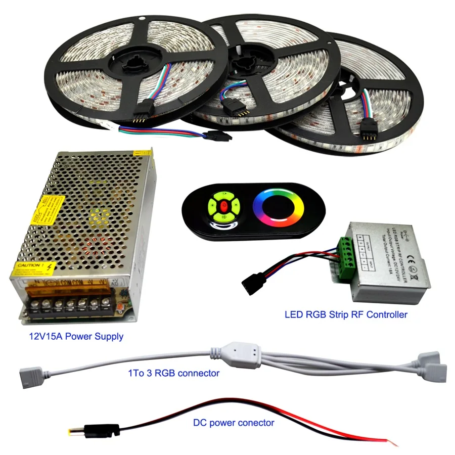 SMD5050 RGB гибкий светодиодный светильник водонепроницаемый/не водонепроницаемый