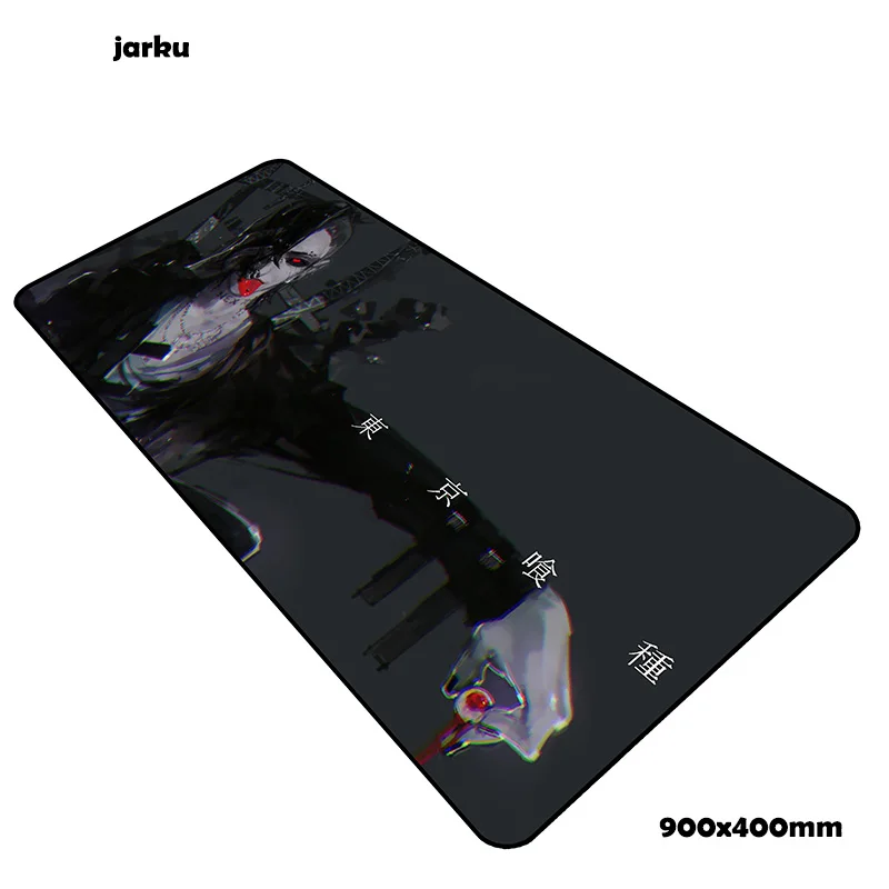 size 900x400x3mm Коврик для мыши с изображением Токийского вурдалака 900x400x3 мм, игровой коврик для мыши, большой коврик для мыши для геймера, компьютерный стол, гаджет, коврик для мыши, notbook, pc - Цвет: size 900x400x3mm