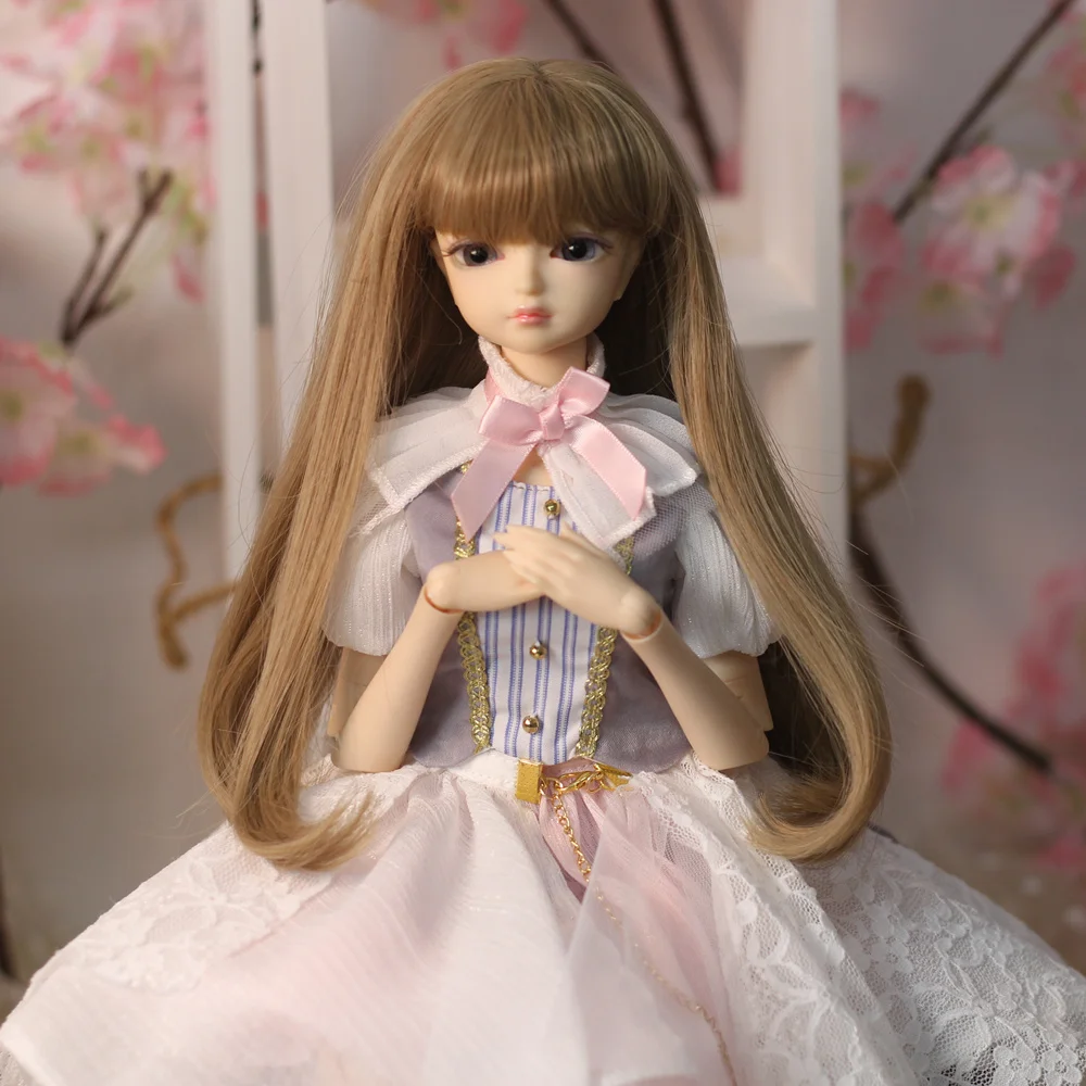 1/4 BJD пышные рукава топ с белой кружевной юбкой платье для вашей куклы