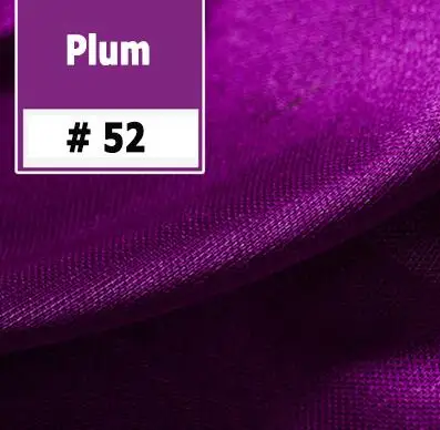 plum Свадебное сценическое фоновое украшение Романтическая Свадебная штора swags высота 55 см длина 6MeterCR-999 - Цвет: plum