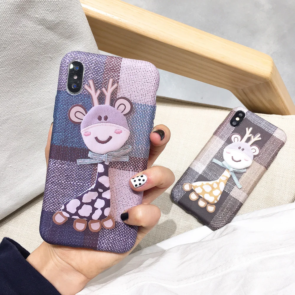 Бесплатная доставка милые животные с рисунком жирафа для iphonexr xsmax 7 8 plus 6splus воды