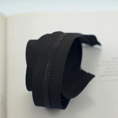 04 black 20yd 3# двунаправленная Смола застежки-молнии для шитья DIY сумка домашний текстиль палатки Лоскутные спальные мешки два стороны ярдов Цепь Ролл молния - Цвет: 04 black