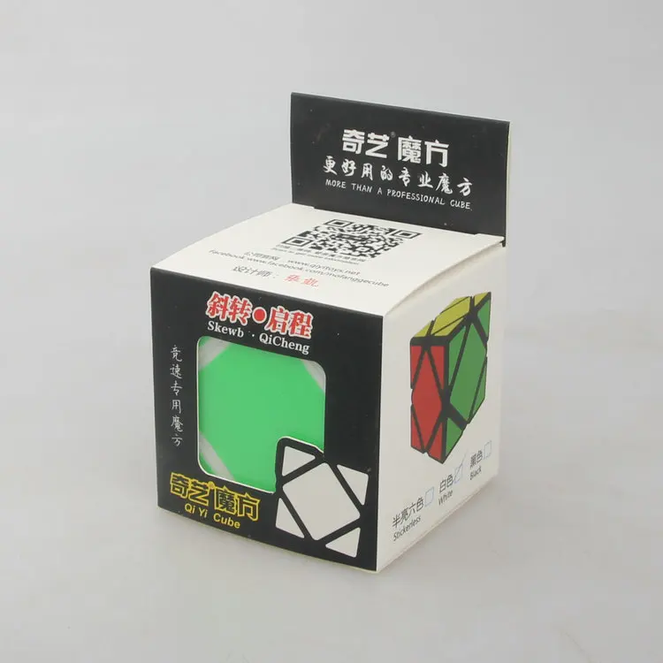Mofangge Qicheng Skew cube Черный/Stickerless Cube Puzzle Stickerless Подарочная идея для X'mas birthday