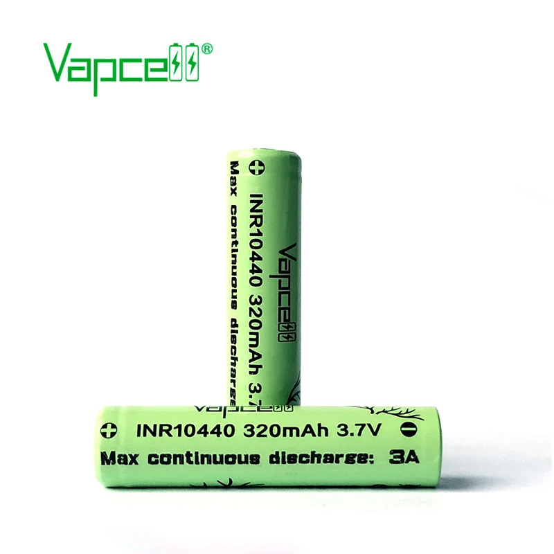 Оригинальный аккумулятор vapcell 10440 2 шт. 320 мА · ч 3 А 7 в литий-ионный высокого