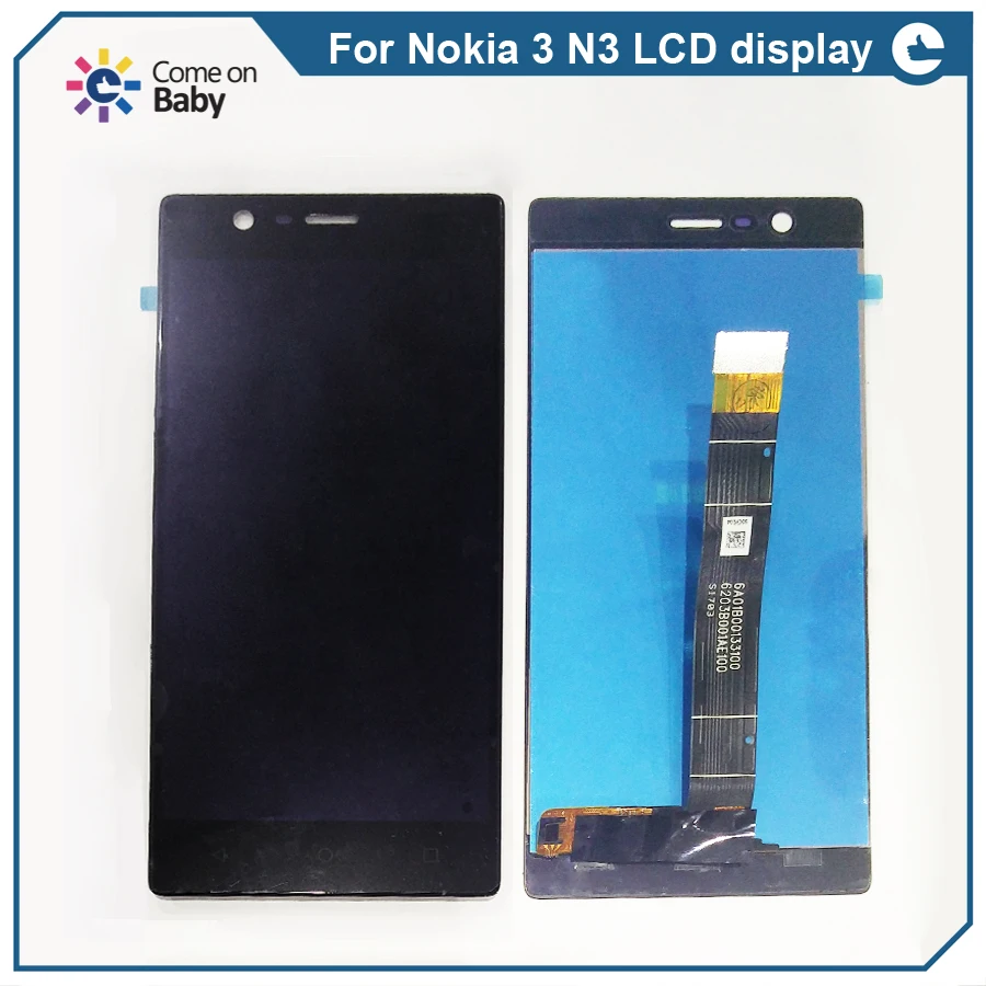 Для Nokia 3 TA 1032 ЖК дисплей + сенсорный экран дигитайзер Сенсорная панель Pantalla сборка