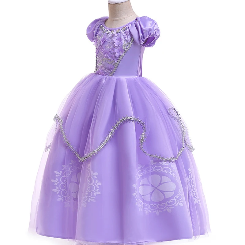 Kids Dresses Girls Princess Full Ball Gown Party Dress Children Clothing Cosplay pretty Costume | Детская одежда и обувь