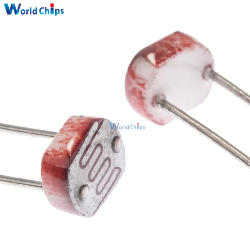 100PCS LDR Photo Light Sensitive Resistor Photoelectric Photoresistor 5528 GL5528 | Электронные компоненты и
