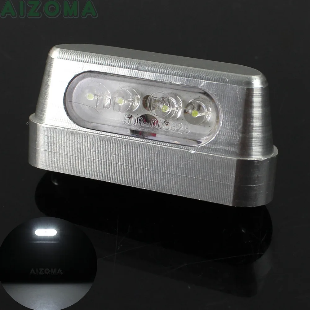 Emark мотоциклетные Универсальные светодиодные фары 12v номерной знак мигалка