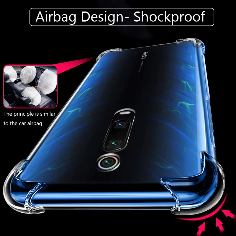 Lainergie чехол для Xiaomi Mi 9T Mi9T Pro Airbag супер Защитная мягкая прозрачная задняя крышка Xiao