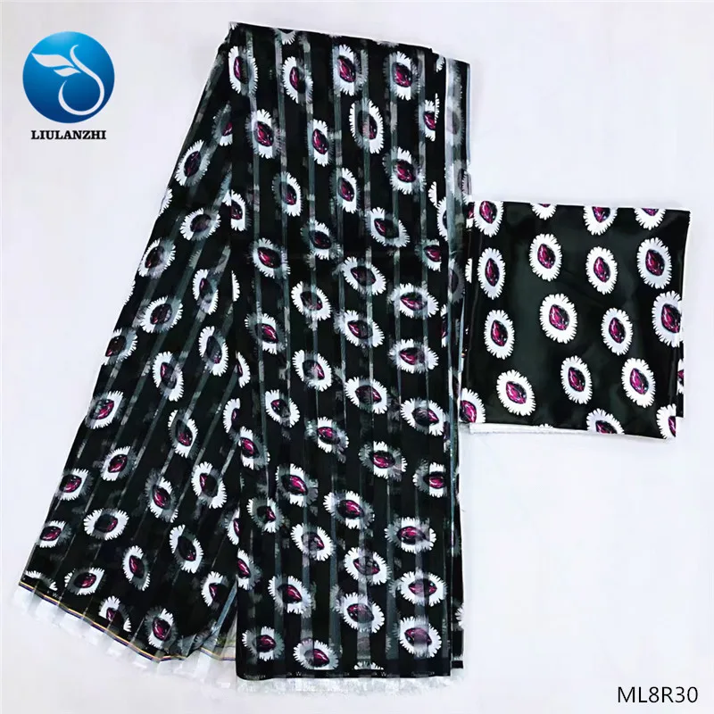 

LIULANZHI Wax Design Nigerian Prints Fabric African Ribbon Wax Fabric Ankara 2019 ML8R26