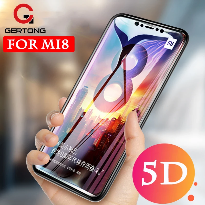 Закаленное стекло 5D с изогнутыми краями для Xiaomi Mi 8 SE A1 A2 Lite Pocophone F1 Redmi 6 Pro 5 Plus Note 4 4X