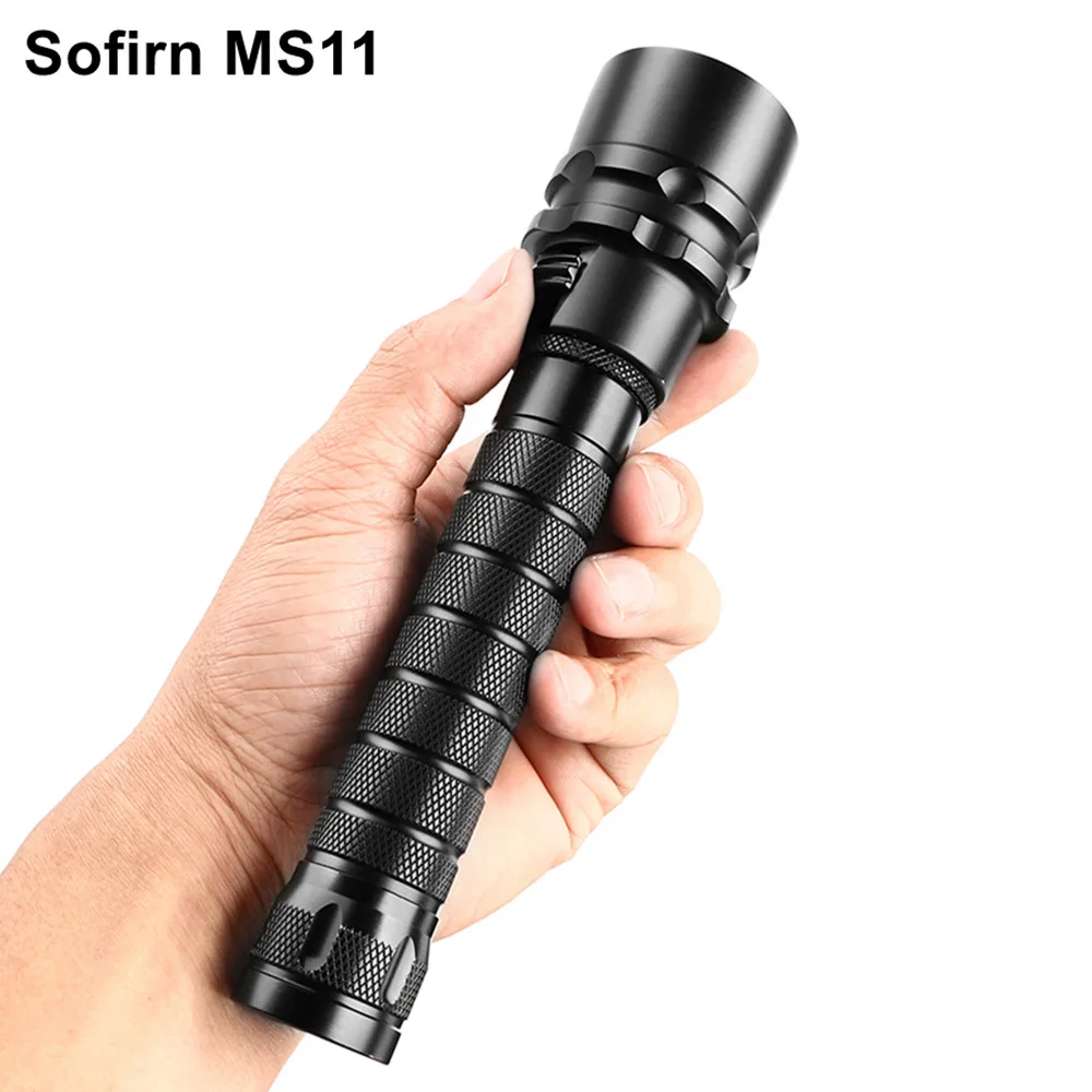 Sofirn MS11 мощный светодиодный фонарь для подводного плавания 18650 Cree 1500lm фонарик с