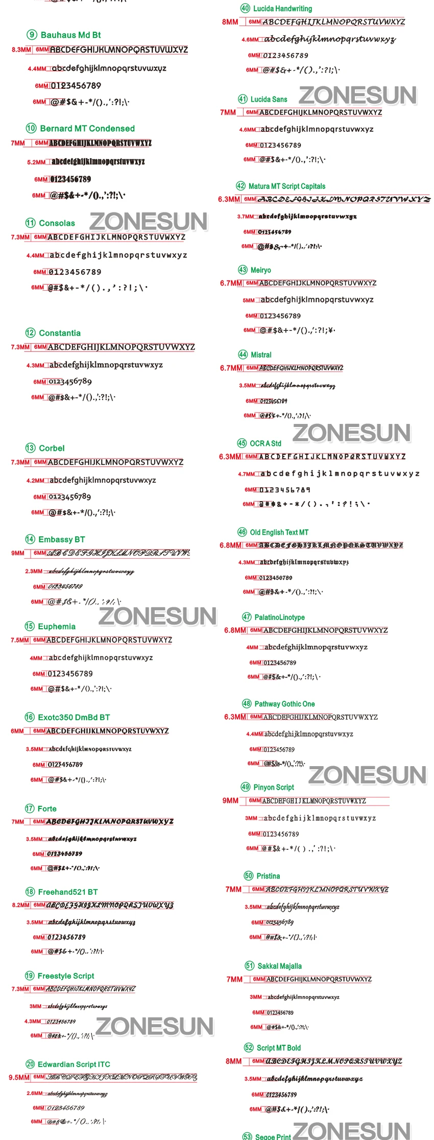 ZONESUN DIY Пользовательский логотип Т-образный слот медный Алфавит символ цифры кожа дерево логотип штамп плесень брендинг железо штамповка плесень набор