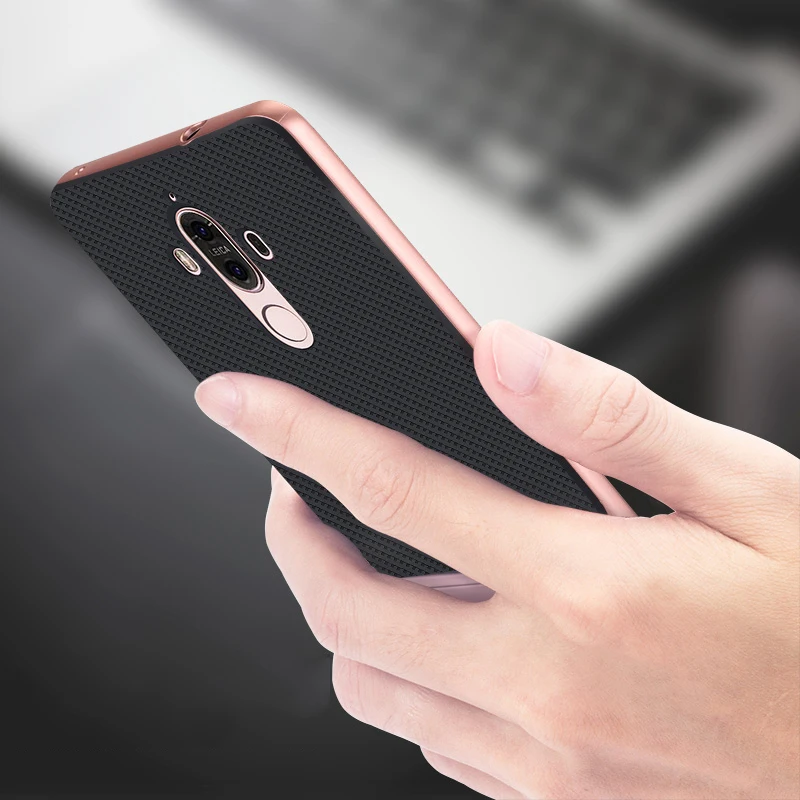 Чехол 2 в 1 для Huawei Mate 9 Ультратонкий чехол подставка из ТПУ и поликарбоната 5 дюйма