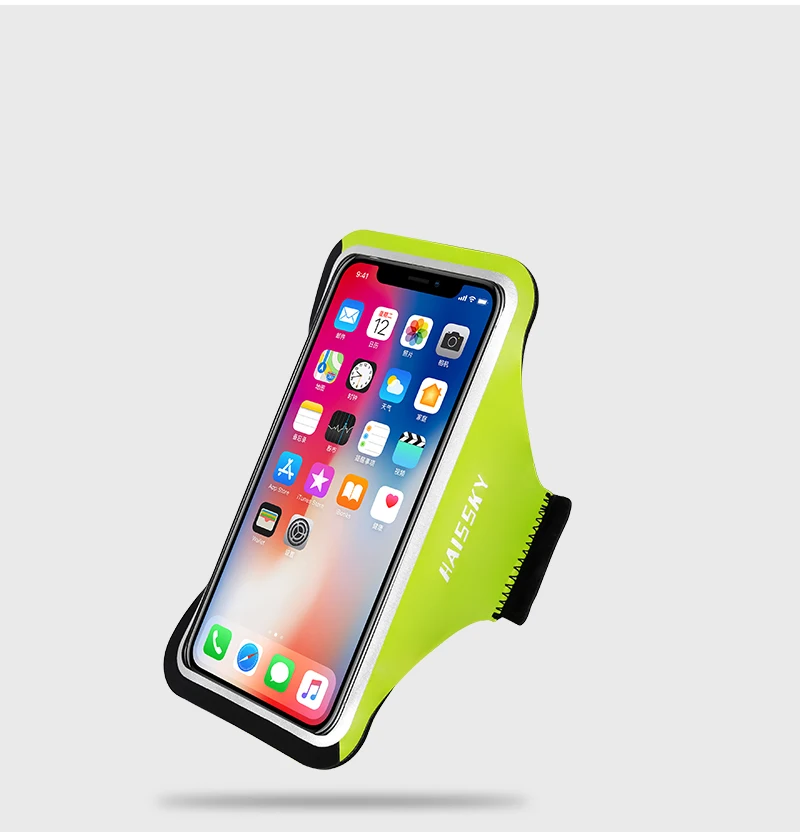 Haissky спортивные нарукавники чехол для iPhone 11 Pro X XR XS Max 6 8 7 Plus спортивный чехол для телефона на руку держатель для телефона нарукавник сумка