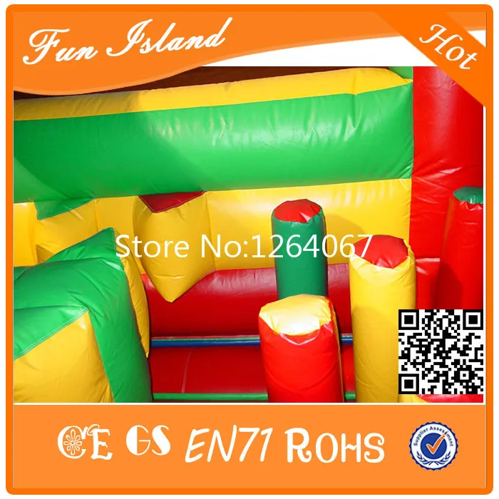 Гигантские надувные препятствия для игр на открытом воздухе детей плавающие