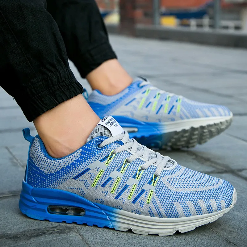 KIEEUN 2018 air flyknit max мужская спортивная обувь для бега пара дышащая мягкая легкая