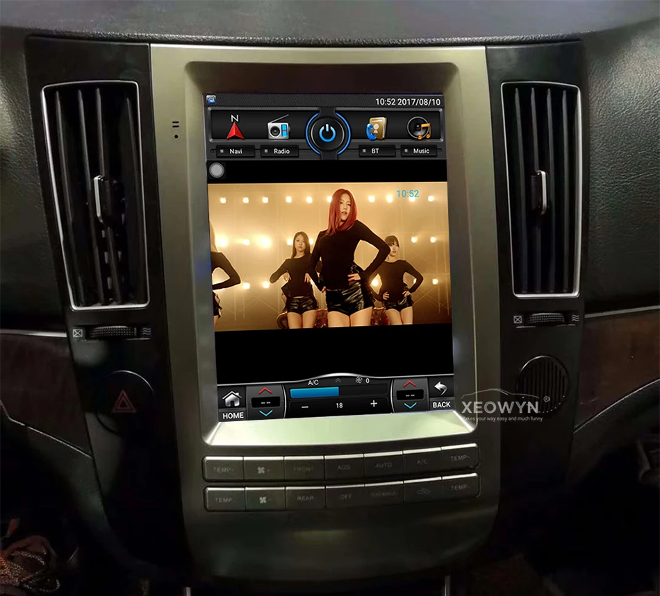 Тесла стиль Android 6,0 10,1 дюймов автомобиля радио для Fit Hyundai Veracrus Ix55 навигации Gps wi-fi-мультимедиа interne