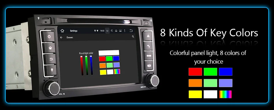 Eunavi 2 Din Android 9 автомобильный dvd-плеер gps Navi для VW/Volkswagen/Touareg/Transporter T5 с Canbus Wifi стерео радио FM DSP RDS