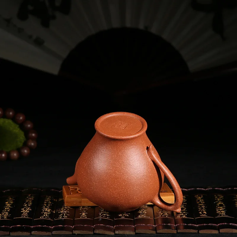 

Yixing Famous Manual Dark-red Enameled Pottery Teapot Raw Ore Yixing Tea Set Beauty Teapot Mixed Batch