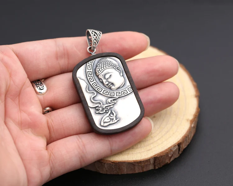 Женская серебряная буддистская драгоценность A2395|jewelry pendant|buddha pendantsilver buddha pendant |