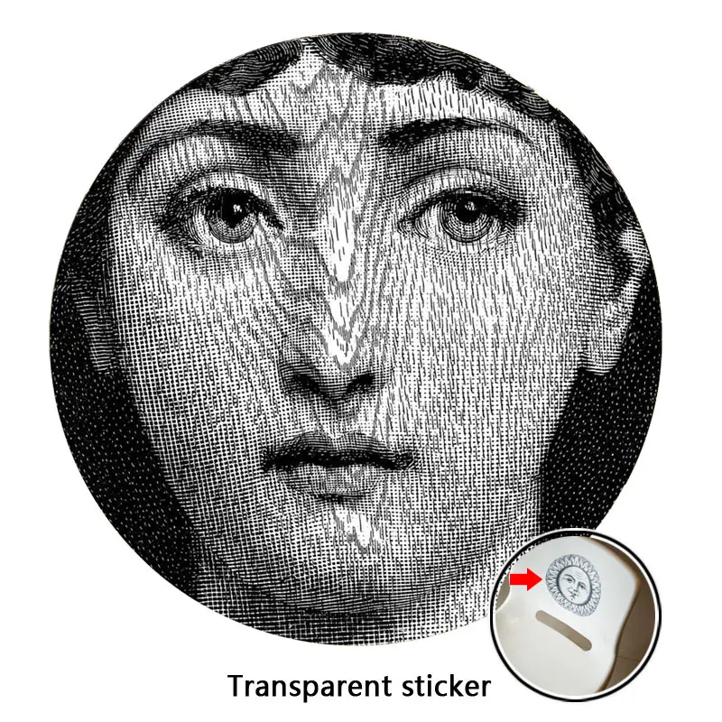 NO.57-84 дизайнер Fornasetti обои такие же, как прозрачные наклейки для украшения гостиной 1 шт - Цвет: 68
