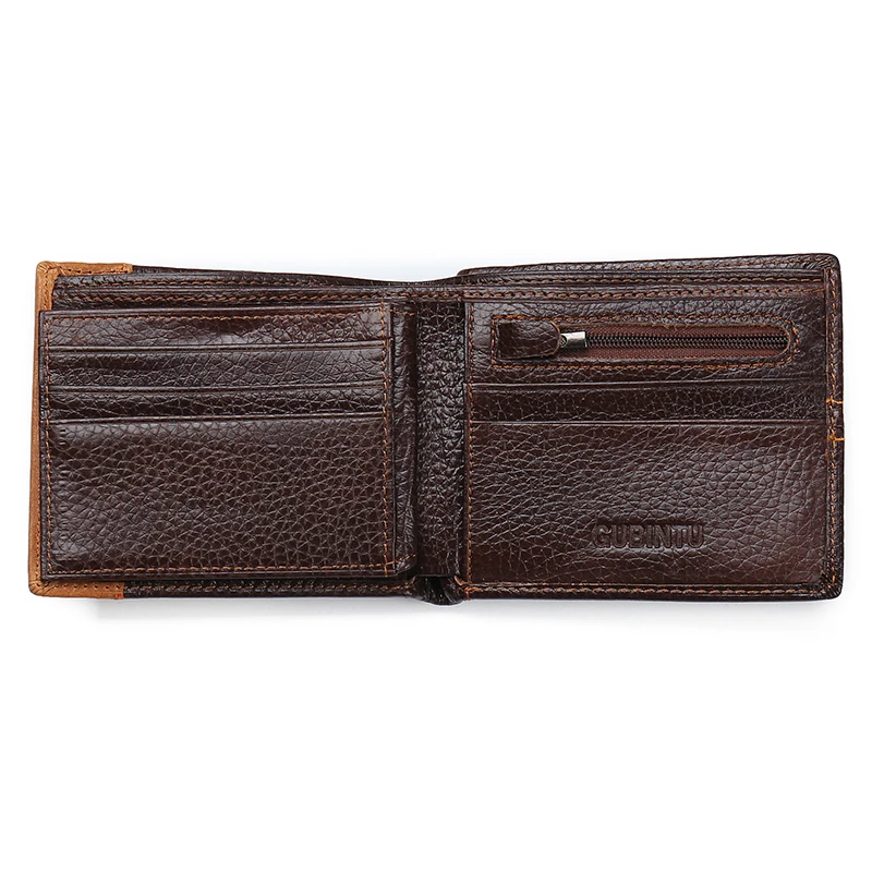 Мужской кожаный кошелек наивысшего качества брендовый роскошный мужской