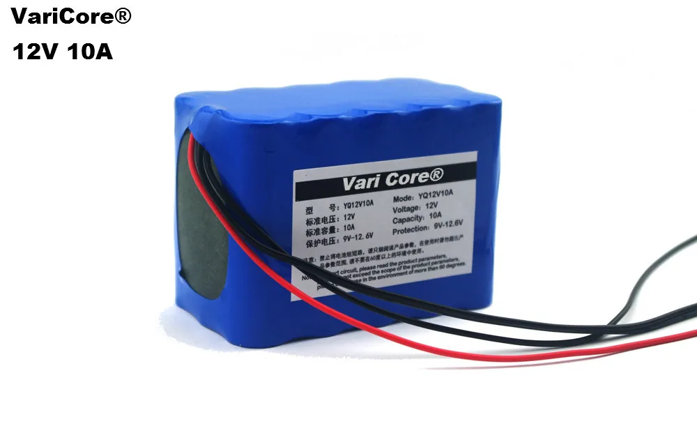 12 V 10 Ah 10000 мА/ч литий ионный аккумулятор Пакет ксеноновая лампа светодиодный
