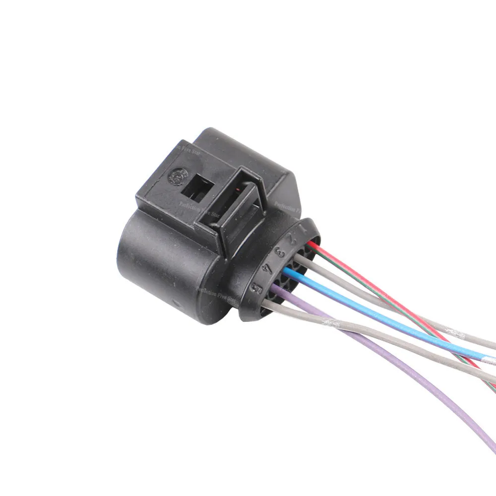 1J0973705 для VW Passat Golf Jetta Touareg Audi A3 A4 A6 A8 Q7 TT 5 Pin VAG расходомер проводной разъем|Клипсы и
