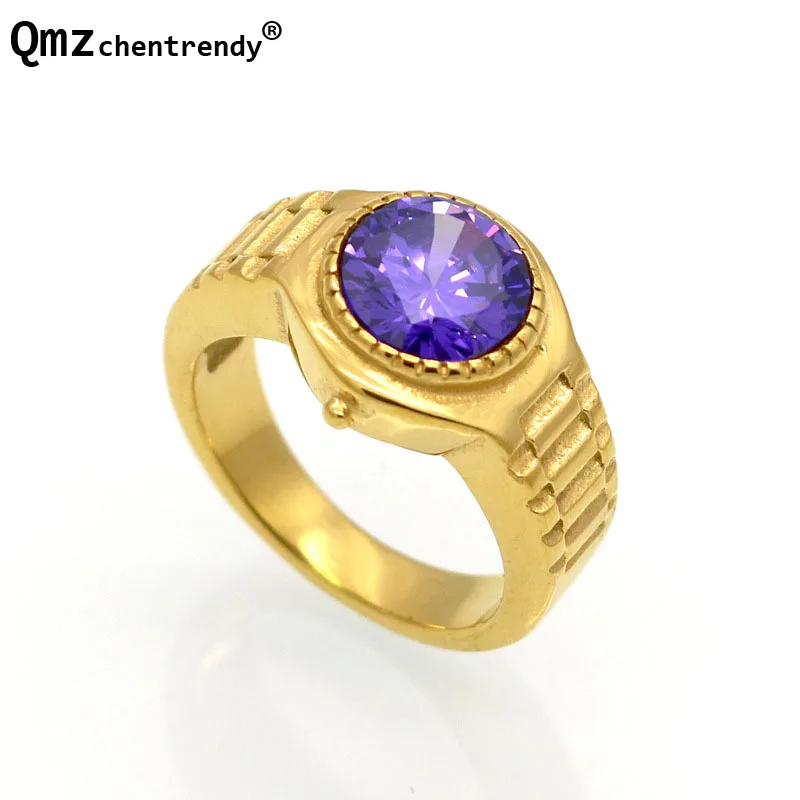 Женское кольцо из нержавеющей стали с фианитом класса ААА|ring jewelry|gold weddingaaa cubic
