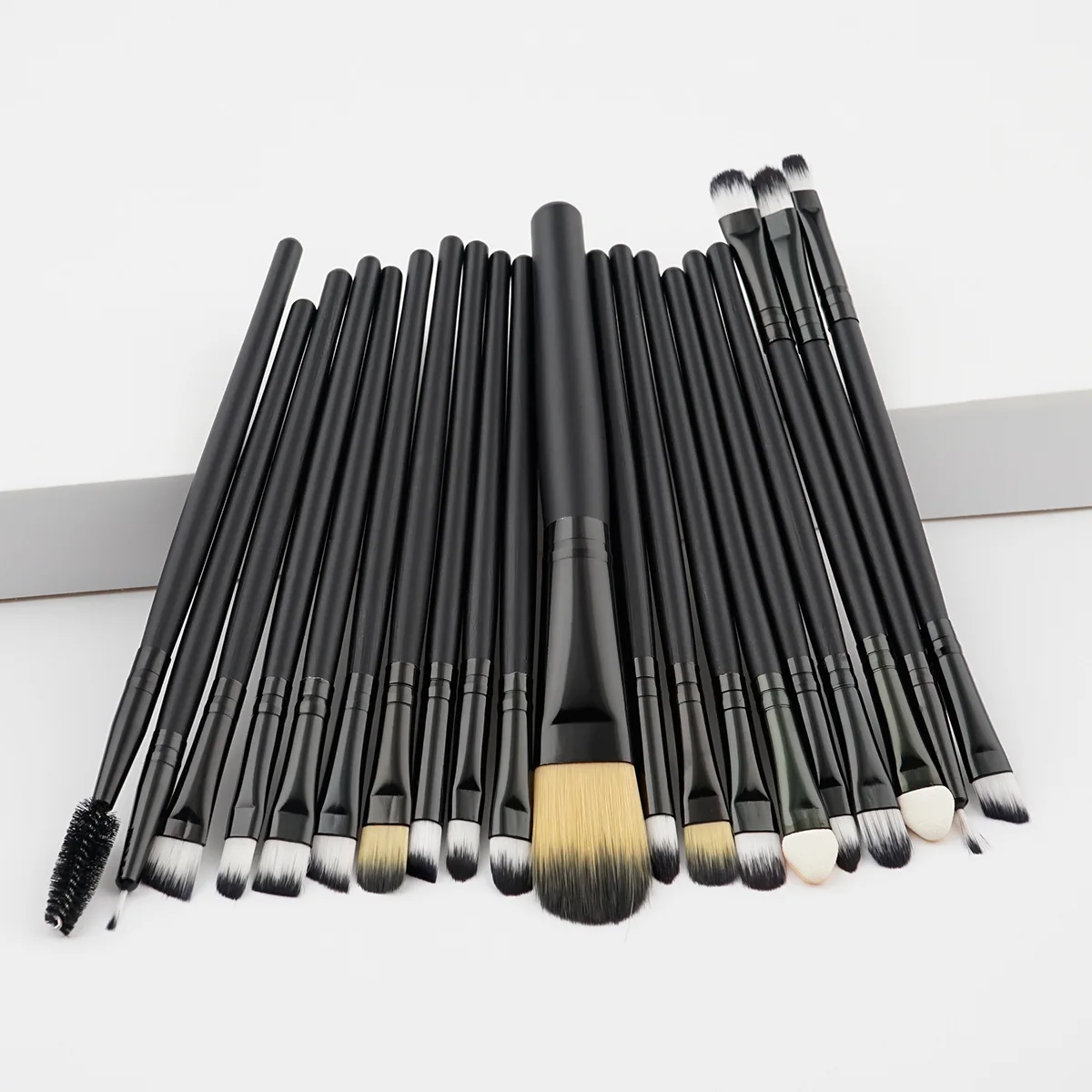 20 штук инструменты для макияжа глаз Кисти Набор теней для век Blending Brush пудра Eyeshadading, губ, карандаш для глаз Кисть косметическая
