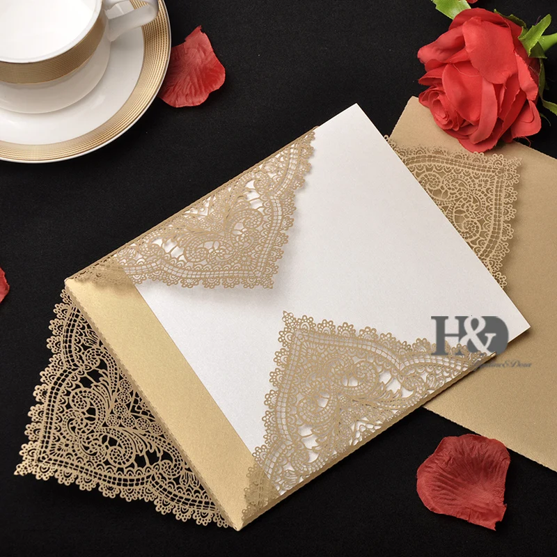 120 шт. декоративные открытки-конверты для свадебных приглашений |