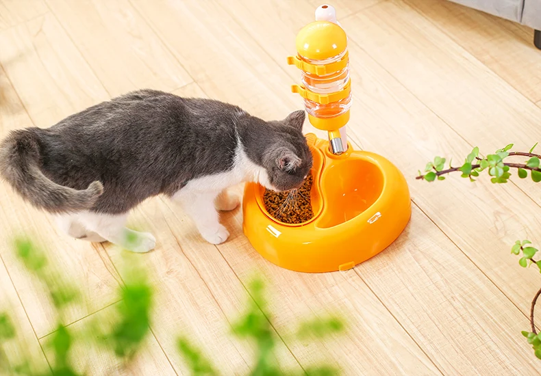 HOOPET Advanced Pet Dogs питье вращающееся и подъемное миска для еды для кошек удобство чистый белый красный