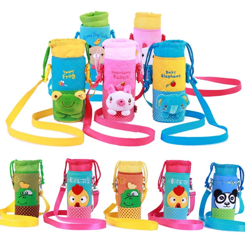 Мультяшные животные Детские Обучающие бутылки для напитков сумки детская
