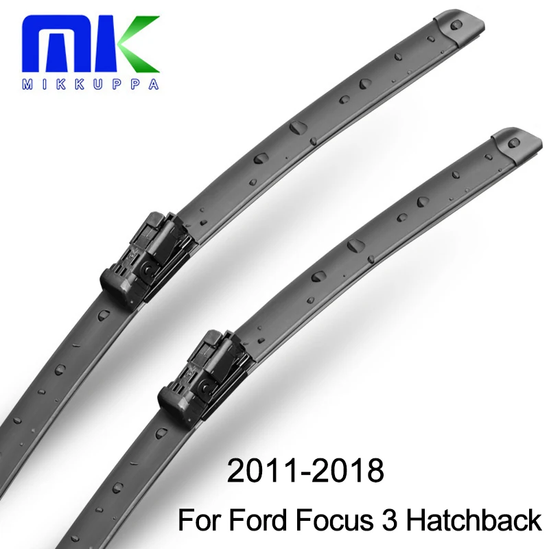 Резиновые передние и задние щетки стеклоочистителя для Ford Focus 3 хэтчбек 2011 2012 2013