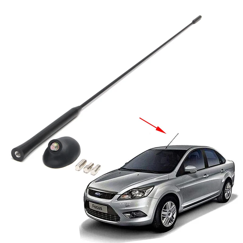 Черный для Ford/Focus 2000 2007 Автомобильная крыша с базовым комплектом мачты антенна