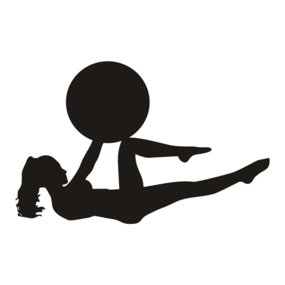 Женские настенные Стикеры для йоги и игр домашний декор гостиная девушка спальня