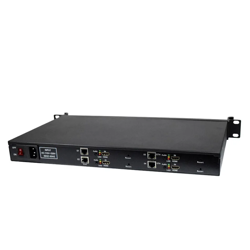 Кодировщик HWCODEC H3510P H.264 H.265 4-канальный кодировщик HDMI IPTV видео 1080P IP с поддержкой RTSP
