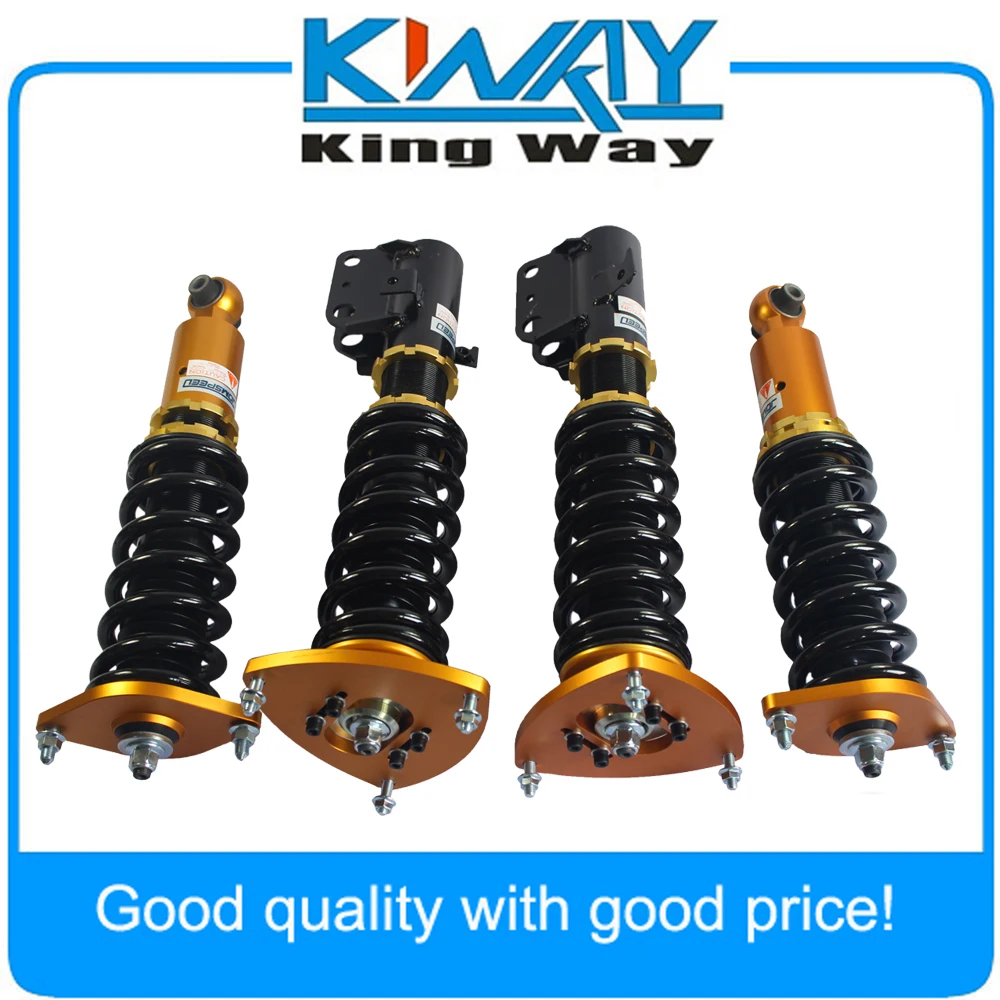 Абсолютно JDMSPEED золотой цвет полный Coilover амортизаторы подвески комплект подходит для Subaru Impreza 2008-2013