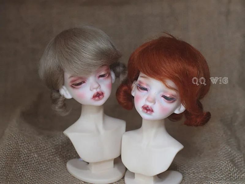 Новый стиль 1/8 парик для шарнирной куклы супер модный красивый короткий