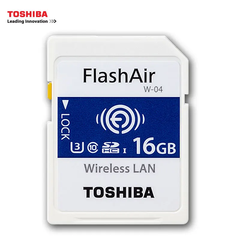 TOSHIBA Flash Air W-04 карта памяти 32 Гб 16 Гб wifi SD карта 90 МБ/с./с Беспроводная SDHC карта памяти Tarjeta sd WIFI карта SD для камеры