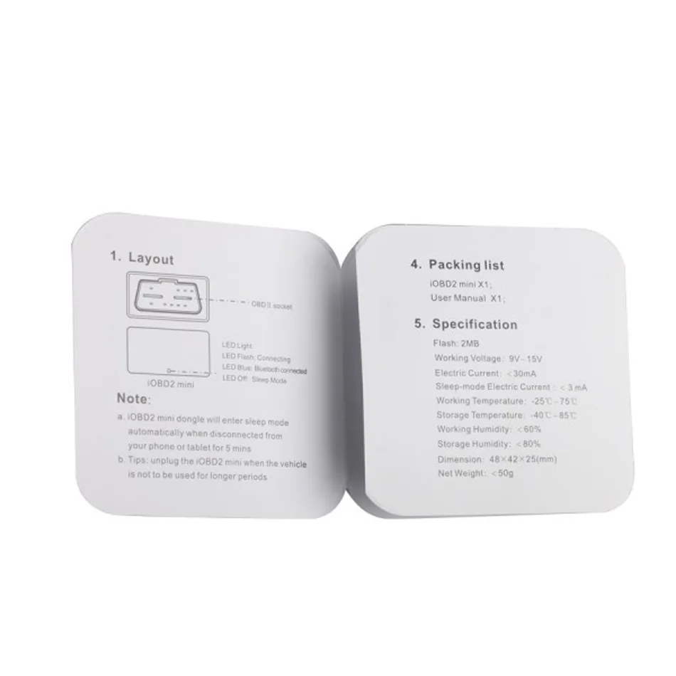 Оригинальный сканер XTOOL iOBD2 Mini OBD2 EOBD с поддержкой Bluetooth 4 0 для iOS и Android|bluetooth ipod nano