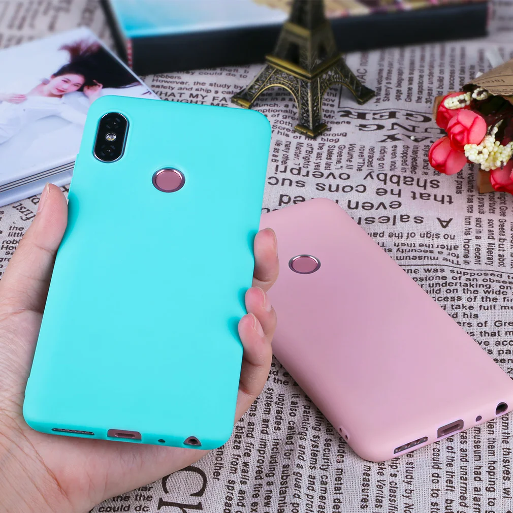 Силиконовый чехол для Xiaomi Redmi Note 5 Pro 6 Plus забавные Карамельный цвет милый ультра